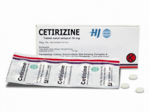 Cetirizine 10 mg tab OGB HJ